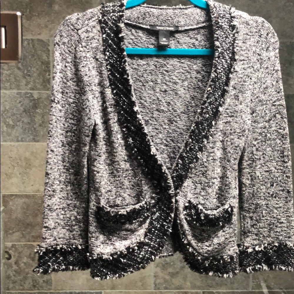 Tweed Sweater Jacket